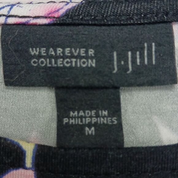 J.Jill Weaver Collection Women's Medium  Midi. Black Floral. Long Sleeve........ - Picture 6 of 6